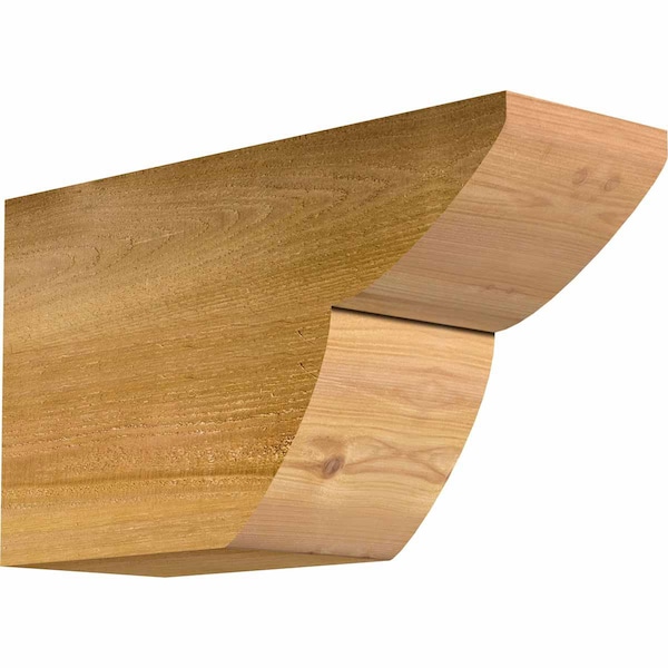 Ekena Millwork Crestline Rough Sawn Rafter Tail, Western Red Cedar, 6"W x 10"H x 18"L RFT06X10X18CRE00RWR - main